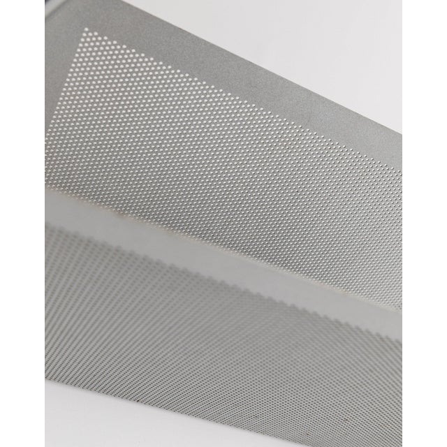 Metal Space Age Chrome-Plated Metal Magazine Rack from Mascagni, Italy, 1970s For Sale - Image 7 of 11