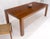 Massive Solid TEAK 41x87 Dining Conference Table Parsons Style MINT For Sale - Image 10 of 11