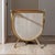 Mid-Century John Van Koert Troy Sunshade Cymbal Gold Aluminum Lounge Armchair, Attributed For Sale - Image 16 of 17