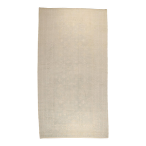 Vintage Zabihi Collection Large Pale Green Moroccan Rug