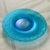 1920s Fenton Celeste Blue Stretch Glass Plates, Set of 12 For Sale - Image 12 of 18