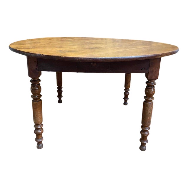 Louis Philippe Round Dining Table For Sale