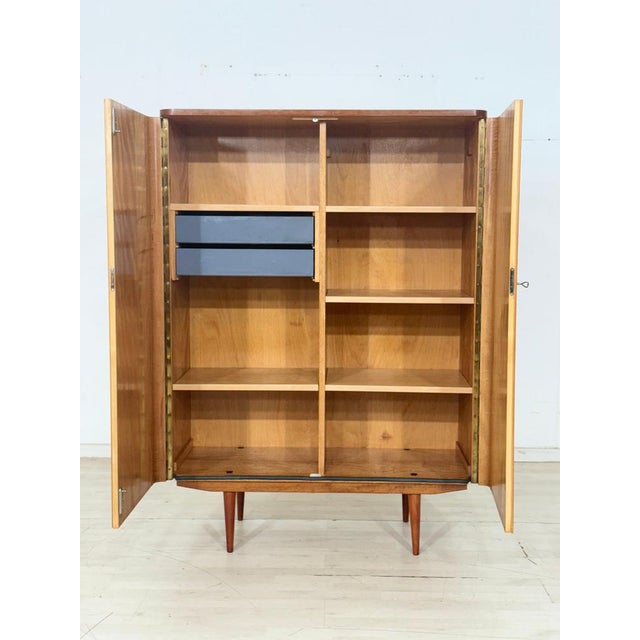 Stylish Mid-Century Wardrobe / 1960s Linen Closet / Vintage Wardrobe For Sale - Image 3 of 11