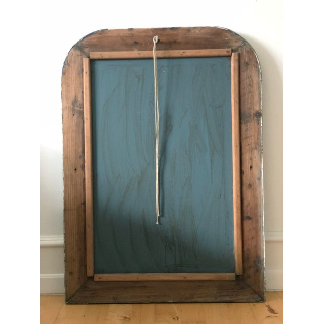Greige Antique French Louis Philippe Mirror – Grey and Gold, Late 19th Century For Sale - Image 8 of 8