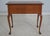 Baker George III 3 Drawer Walnut Low Boy For Sale - Image 12 of 12