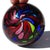 Vintage Fratelli Toso Murano Jet Black Mosaic Optic Swirl Canes Italian Art Glass Paperweight For Sale In Orlando - Image 6 of 8