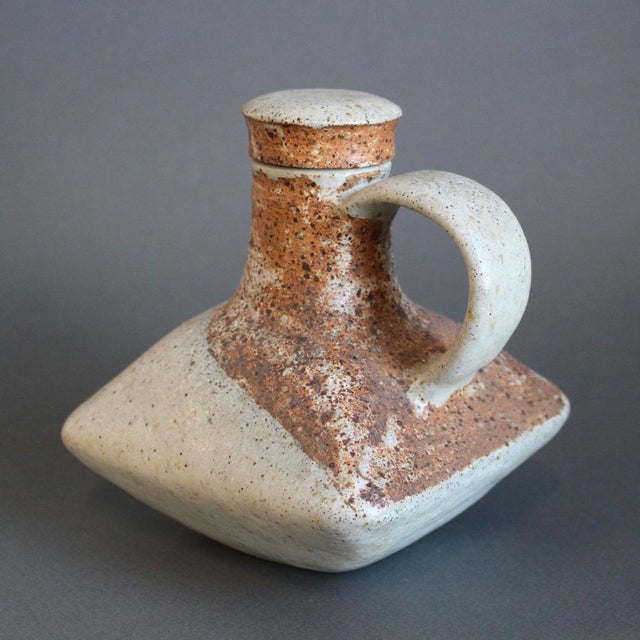 Vintage Italian Ceramic Bottle by Bruno Gambone, 1980s, in None conditions. Designed 1980 to 1989