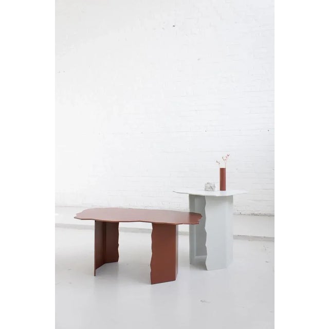 Metal Disrupt Tables by Arne Desmet, Set of 2 For Sale - Image 7 of 9