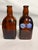 Vintage Pair of Amber Glass Anton Riemerschmid Liquor Bottles German For Sale In Jacksonville, FL - Image 6 of 6