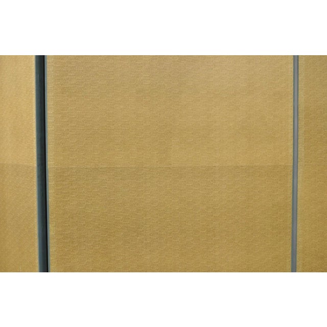 Late 20th Century Neoclassical Robert Adam Style 96" Large 4 Panel Folding Screen Room Divider For Sale - Image 12 of 18