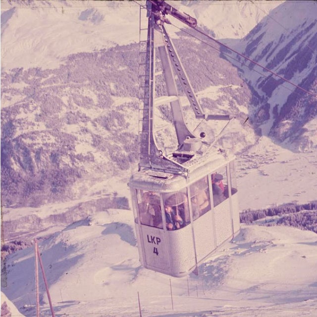 Mountain Top 1954 A cable car high in the mountains, Klosters, 1954. Toni Frissell Antoinette Frissell Bacon (March 10,...