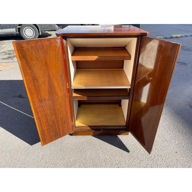 Wood Art Deco Cabinet, 1930s For Sale - Image 7 of 9