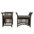 Pair of Brown Jordan Rattan Wing Benches For Sale - Image 4 of 4
