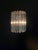 Vintage Clear Murano Glass Quadriedri Wall Sconces, 1990, Set of 2 For Sale - Image 9 of 14