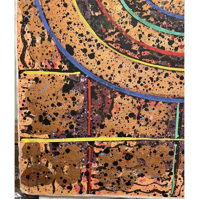 1980s MIng Wang, Chinese American Abstract Expressionist Zen Space Painting WangMing Color School, 1982 For Sale - Image 5 of 18
