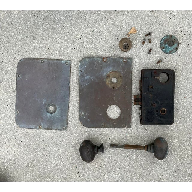 1930s Wrought Iron Gate or Door For Sale - Image 10 of 12