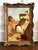 A striking Orientalist oil painting by Austrian artist Franz Richard Unterberger (1838-1902) housed in a period and...