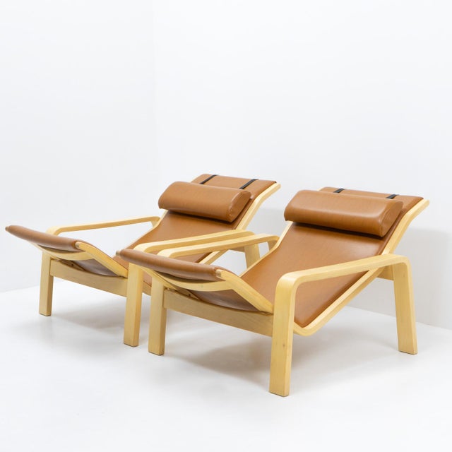 Set of Pulkka Lounge Chairs by Ilmari Laippainen for Asko, 1960s, in Very Good conditions. Designed 1960 to 1969 I have...