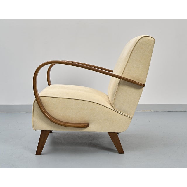 H-410 Armchair by Jindrich Halabala, 1930s For Sale - Image 16 of 16