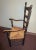 American 18thc American Stenciled Ladderback Chair With Rush Seat and Original Finish For Sale - Image 3 of 12
