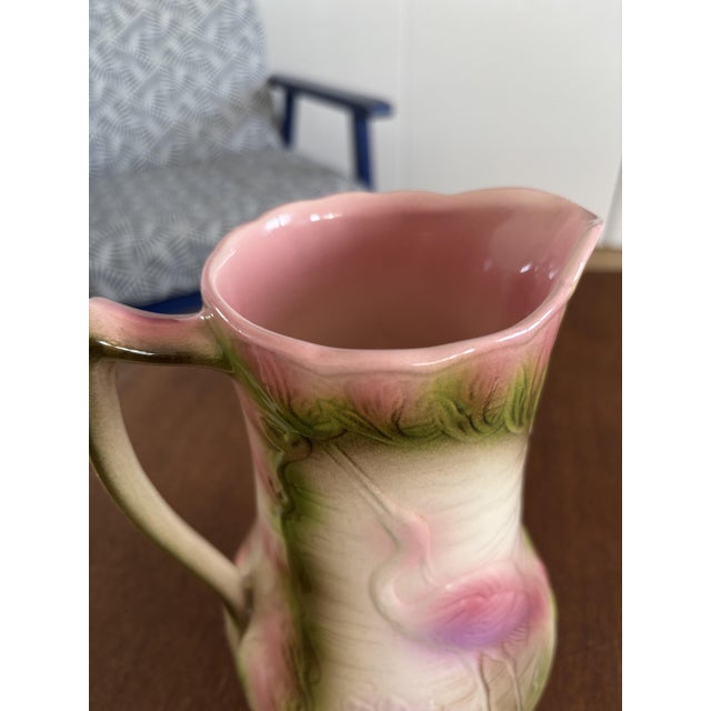 Heron and Lily Pitcher from St Clément, 1920s For Sale - Image 4 of 8