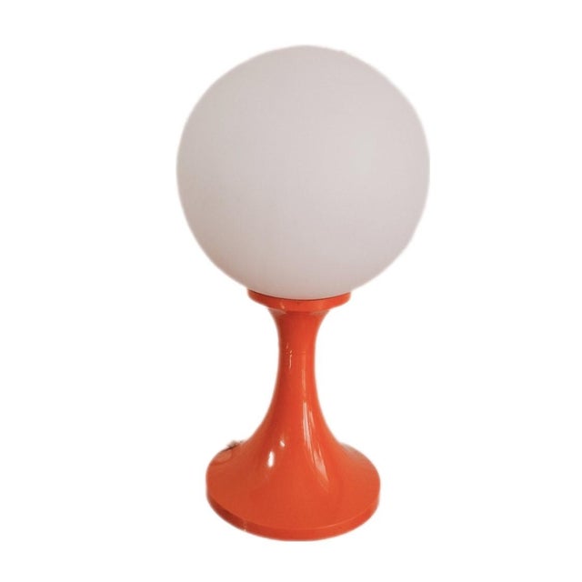 Sace Age Orange Table Lamp, 1960s For Sale - Image 15 of 15