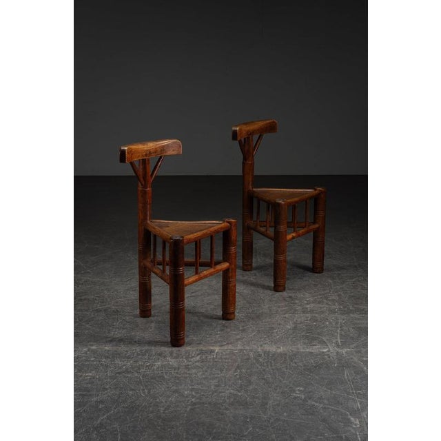 Swedish Tripod Accent Chair, 1960s For Sale - Image 3 of 15