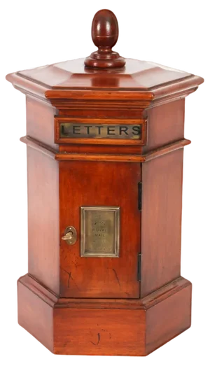 20th Century Hexagonal Letter Box
