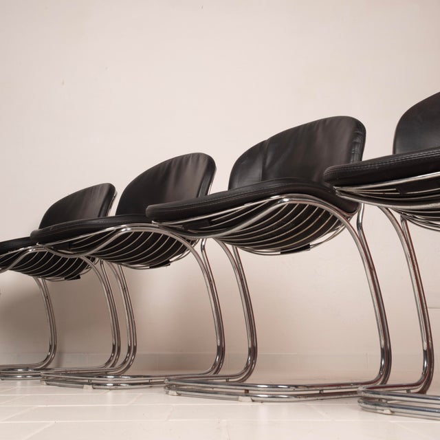 Sabrina Chairs by Gastone Rinaldi for Rima Padova, 1970s, Set of 4 For Sale - Image 15 of 18