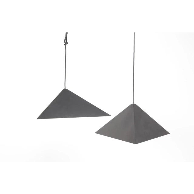 Mid-Century Modern Ceiling Lamps, 1970s, Set of 2 For Sale - Image 3 of 10