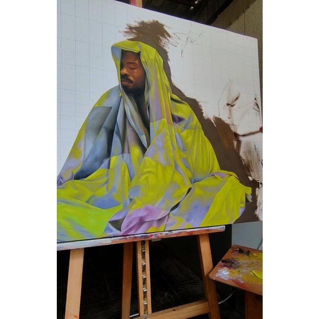 This work of art is the sixth in the series titled “SANCTUARY.”My idea was to explore the concept of retreat and...
