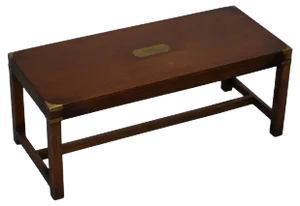 Vintage Mahogany Coffee Table from Harrods London