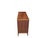1960s Mid-Century Modern Walnut Credenza Sculpted Pulls 3 Drawers Cabinet Storage For Sale In Los Angeles - Image 6 of 12
