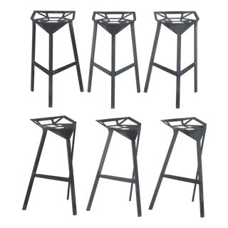 Konstantin Grcic X Magis "Stool One" Bar Stools, 6 For Sale