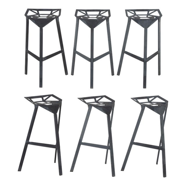 Konstantin Grcic X Magis "Stool One" Bar Stools, 6 For Sale