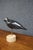 Folk Art Early 20th Century Carved Black Crow Folk Art Decoy on Wood Base For Sale - Image 3 of 12