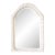 1970s White Woven & Braided Wicker Wall Mirror For Sale