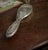 Antique Sterling Hairbrush, monogram “C”; sturdy brush with boars hair bristles.