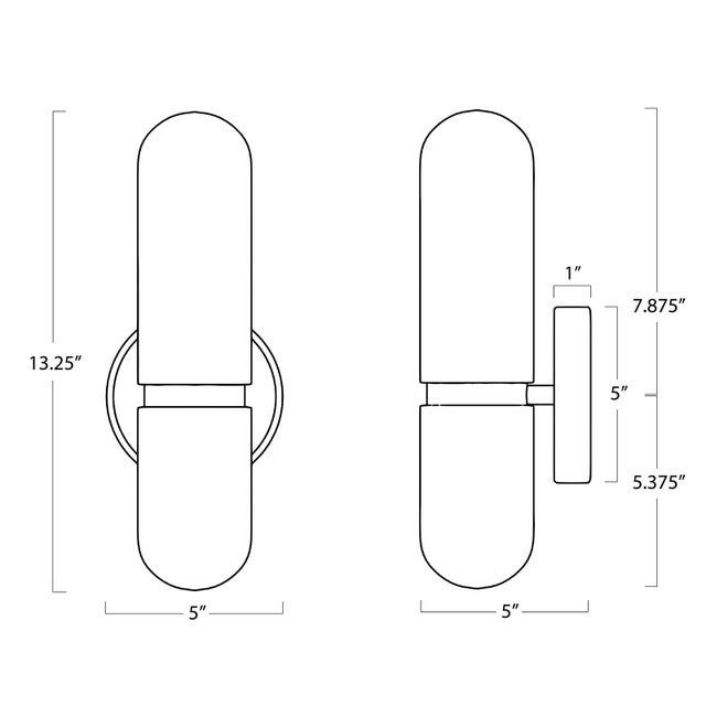 Stone Salon Alabaster Sconce Small, Natural Brass For Sale - Image 7 of 8