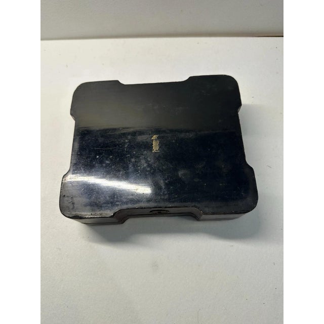 Antique Japanese Lacquer Box, 1930s For Sale - Image 3 of 13