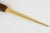 Gucci Brown Leather Desk Letter Opener with Gilded Equestrian Motif, circa 1970 For Sale - Image 13 of 14