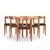 Johannes Andersen for Uldum Møbelfabrik Mid Century Danish Teak Dining Chairs - Set of 6 Each chair measures: 19.5 wide x...