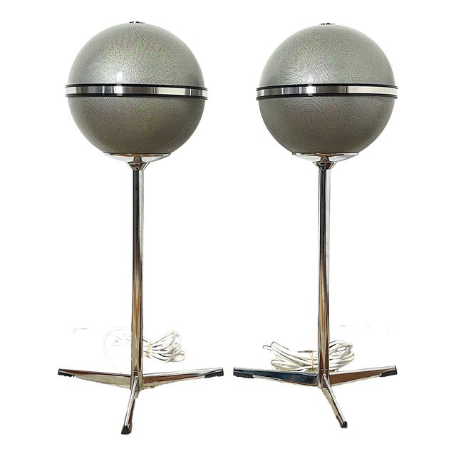 Vintage Grey Audiorama 7000 Speakers from Grundig, Germany, 1970s, Set of 2 For Sale