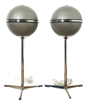 Vintage Grey Audiorama 7000 Speakers from Grundig, Germany, 1970s, Set of 2