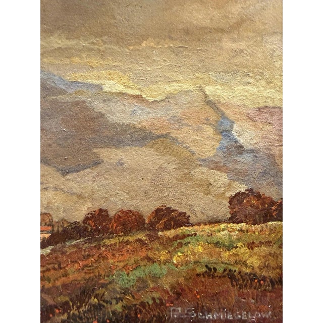 Pedro Schmiegelow, Wasserkuppe Rhön Abstroda Autumn, Oil Painting on Canvas For Sale - Image 9 of 13