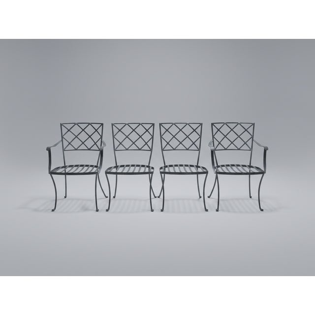 A charming and sturdy five-piece mid-century patio dining set from original owner, purchased new in the 1950s. The set...