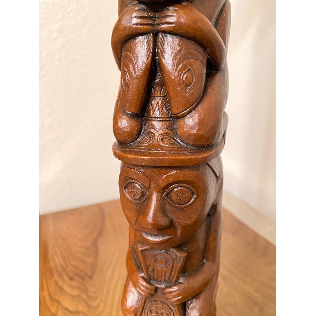 Boho Chic Totem Sculpture by David K Fison (Nadaam Nlomsk) For Sale In Dallas - Image 6 of 13
