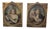Pair of Greuze Pastel Portraits, 1800s, Pastel, Framed For Sale