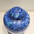 Vintage Cloisonné Enamel Blue Floral Lidded Ginger Jar With Wooden Stand For Sale In Los Angeles - Image 6 of 8