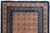 Antique Circa 1900 Orange Chinese Hand Knotted Rug 4ft 4in X 6ft 9in For Sale - Image 4 of 9